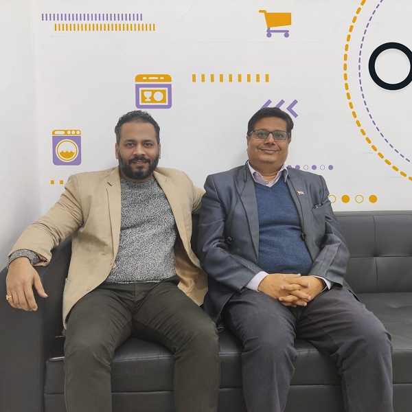 Amit Sharma (CEO & Co-Founder of OneDios) & Nitin Chawla Co-founder and Managing Director
